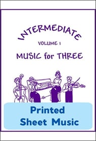 Intermediate Music for Three #1 Part 1 Flute/Oboe/Violin cover Thumbnail